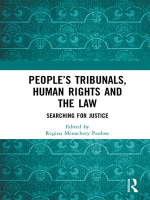 cover image of People's Tribunals, Human Rights and the Law